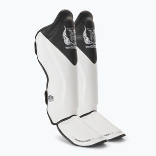 Top King Shin Guards protezioni per tibia e piede Blend bianco/nero