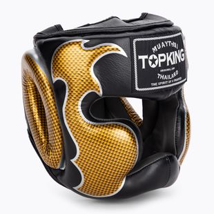Casco da boxe Top King Empower nero/oro