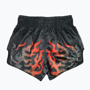 Pantaloncini da allenamento Fairtex Muay Thai BS1921 'Volcano' nero
