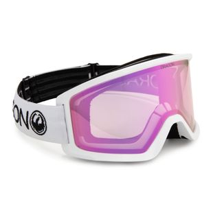 Maschera da sci Dragon DX3 OTG white/Lumalens Pink Ion