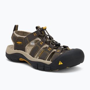 KEEN Newport H2 - sandali da uomo - corvino / alluminio