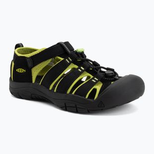 Sandali per bambini KEEN Newport H2 black/lime green