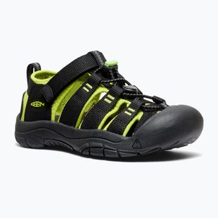 Sandali per bambini KEEN Newport H2 black/lime green