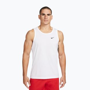 Maglietta da allenamento da uomo Nike Dri-Fit TT white/black