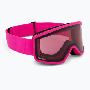 Maschera da sci per bambini Atomic Four Jr pink/rose