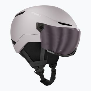 Casco da sci per bambini Atomic Revent Visor Jr concrete/silver flash