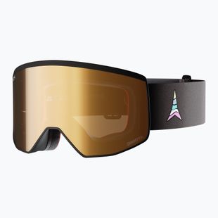 Maschera da sci Atomic Four Pro L HD Photo black/multicolor/amber/gold hd photo