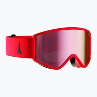 Maschera da sci Atomic Savor WC L HD red tension/pink copper hd