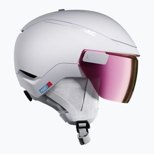 Casco da sci Atomic Revent GT Amid Visor HD S2 white heather/pink copper