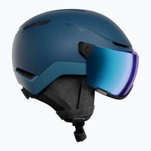 Casco da sci Atomic Revent Visor Stereo deep ocean/blue stereo