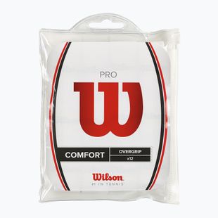 Wilson Pro Overgrip Racchette da tennis 12 pezzi bianco.