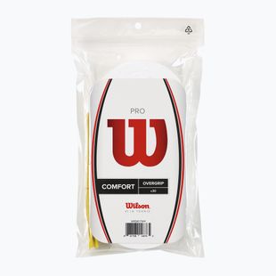 Wilson Pro Overgrip racchette da tennis 30 pezzi bianco.