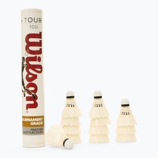 Volani Wilson Tour BWF 12 pezzi bianchi.