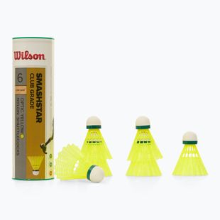 Volani da badminton Wilson Smashstar 6 pz. giallo