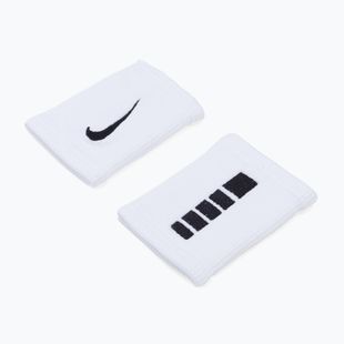 Polsini Nike Elite Doublewide 2 pezzi bianco/nero