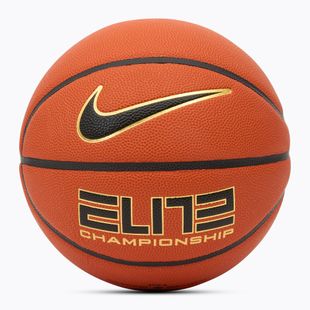 Nike Elite Championship 8P 2.0 sgonfio campo ambra / nero / oro metallico / nero basket dimensioni 6