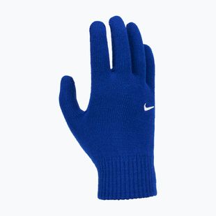 Guanti invernali Nike Knit Swoosh TG 2.0 game royal/bianco