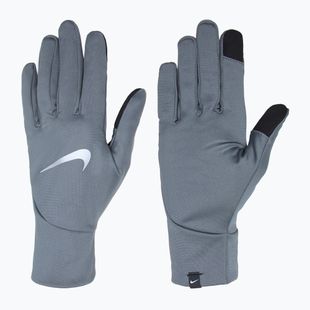 Guanti da corsa Nike Pacer Lightweight RG da uomo grigio fumo/grigio fumo/argento