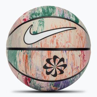 Pallone da basket Nike Everyday Playground 8P Next Nature Deflated multicolor/white/black/white taglia 5