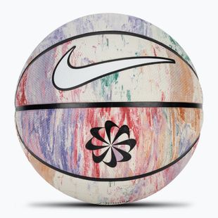 Pallone da basket Nike Everyday Playground 8P Next Nature Deflated multicolor/white/black/white taglia 7