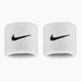 Fasce da polso Nike Swoosh Classic Wristbands 2 pz. white/black