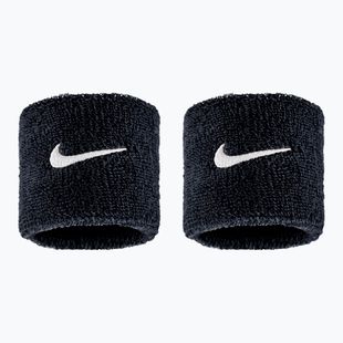 Fasce da polso Nike Swoosh Classic Wristbands 2 pz. black/white