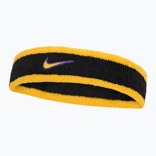 Fascia per la testa Nike Swoosh Classic Headband black/court purple/university gold