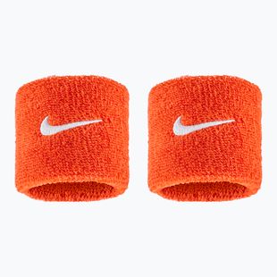 Polsini Nike Swoosh Classic Wristbands 2 pz. team orange/white