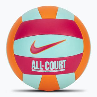 Pallone da volley Nike All Court Volleyball bright ceramic/bleached turq/rush pink taglia 5