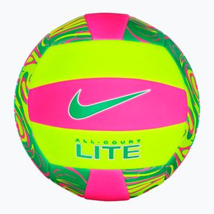 Pallone da pallavolo Nike All Court Lite Volleyball hyper pink/volt/green shock taglia 5