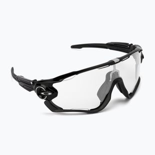 Occhiali da sole Oakley Jawbreaker nero lucido/nero trasparente con fotocromia