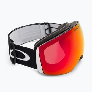Oakley Flight Deck L nero opaco/prizm snow torch iridium occhiali da sci