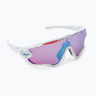 Occhiali da sole Oakley Jawbreaker bianco lucido/prizm snow sapphire