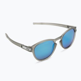 Occhiali da sole polarizzati Oakley Latch matte grey ink/prizm sapphire