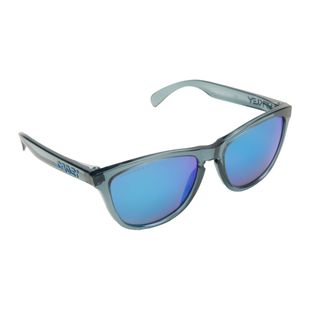 Occhiali da sole polarizzati Oakley Frogskins crystal black/prizm sapphire