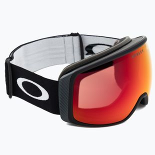 Oakley Flight Tracker L nero opaco/prizm snow torch iridium occhiali da sci