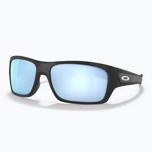 Occhiali da sole Oakley Turbine nero opaco camo/prizm deep water polarizzati