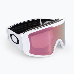 Occhiali da sci Oakley Line Miner M bianco opaco/prizm oro rosa iridium