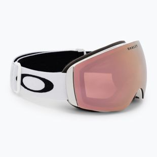 Occhiali da sci Oakley Flight Deck M bianco opaco/primo oro rosa iridium