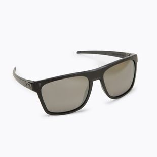 Occhiali da sole Oakley Leffingwell in inchiostro nero opaco/prizm black fleece