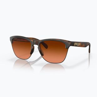 Occhiali da sole Oakley Frogskins Lite marrone opaco tartaruga/prizm marrone sfumato