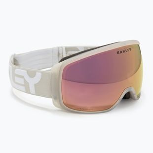 Oakley Flight Tracker M opaco b1b cool grey/prizm rose gold iridium occhiali da sci
