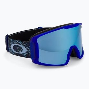 Oakley Line Miner M crystal blue cell/prizm snow sapphire iridium occhiali da sci