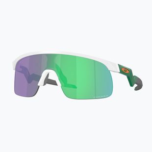 Occhiali da sole Oakley Resistor bianco opaco/prizm jade per bambini