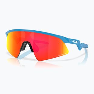 Occhiali da sole Oakley Resistor Sweep per bambini blu cielo lucido/rubino Prizm