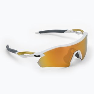 Occhiali da sole Oakley Radar Plate bianco lucido/prizm 24k polarizzati