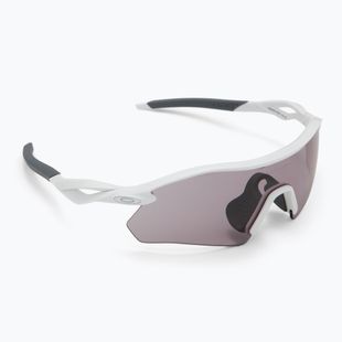Occhiali da sole Oakley Radar Plate bianco lucido/prisma ardesia