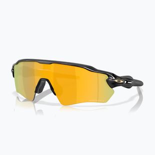 Occhiali da sole Oakley Radar EV S Path nero lucido/prizm 24k polarizzati