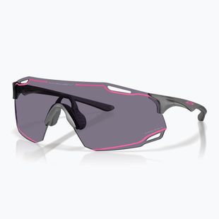 Occhiali da sole Oakley Cybr Dyno matte grey smoke/prizm grey with pink ink