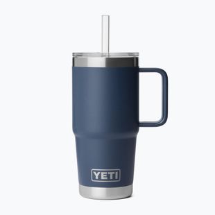 Borraccia termica YETI Rambler Straw 739 ml navy